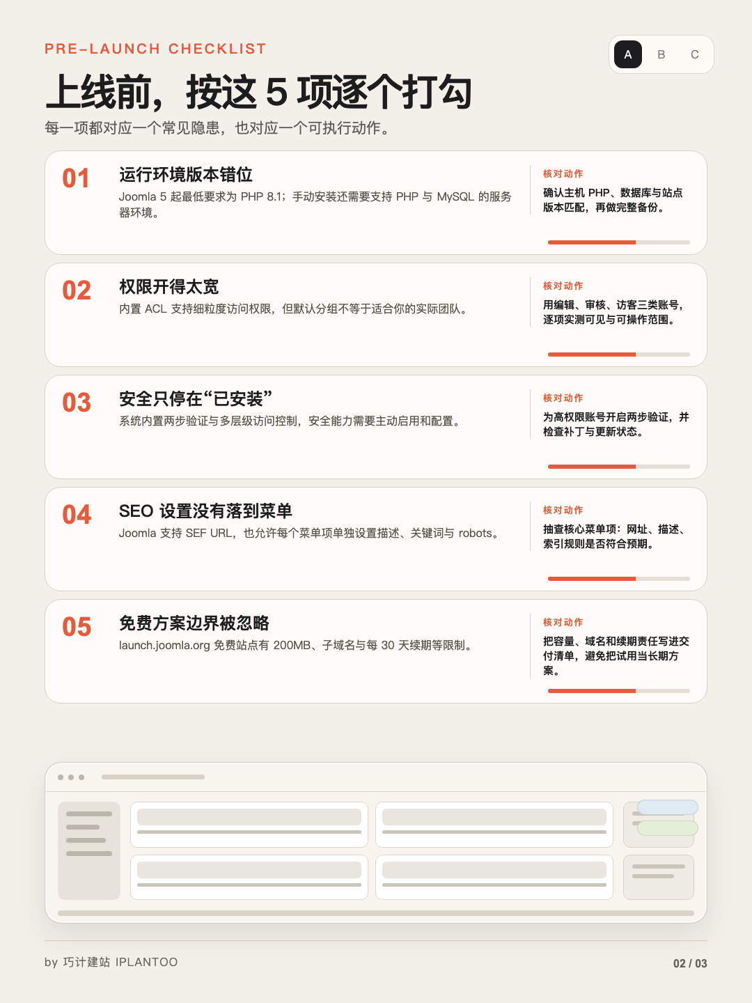 Joomla 新站上线前必核对的 5 个动作 · 图 2